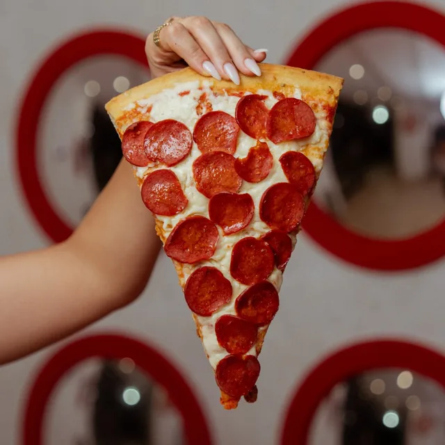 Part de pizza pepperoni